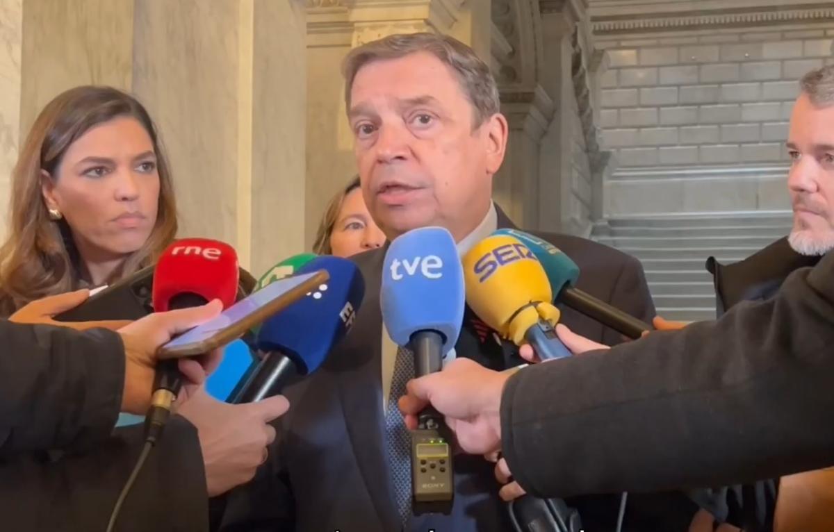 Luis Planas, en una intervención ante la prensa