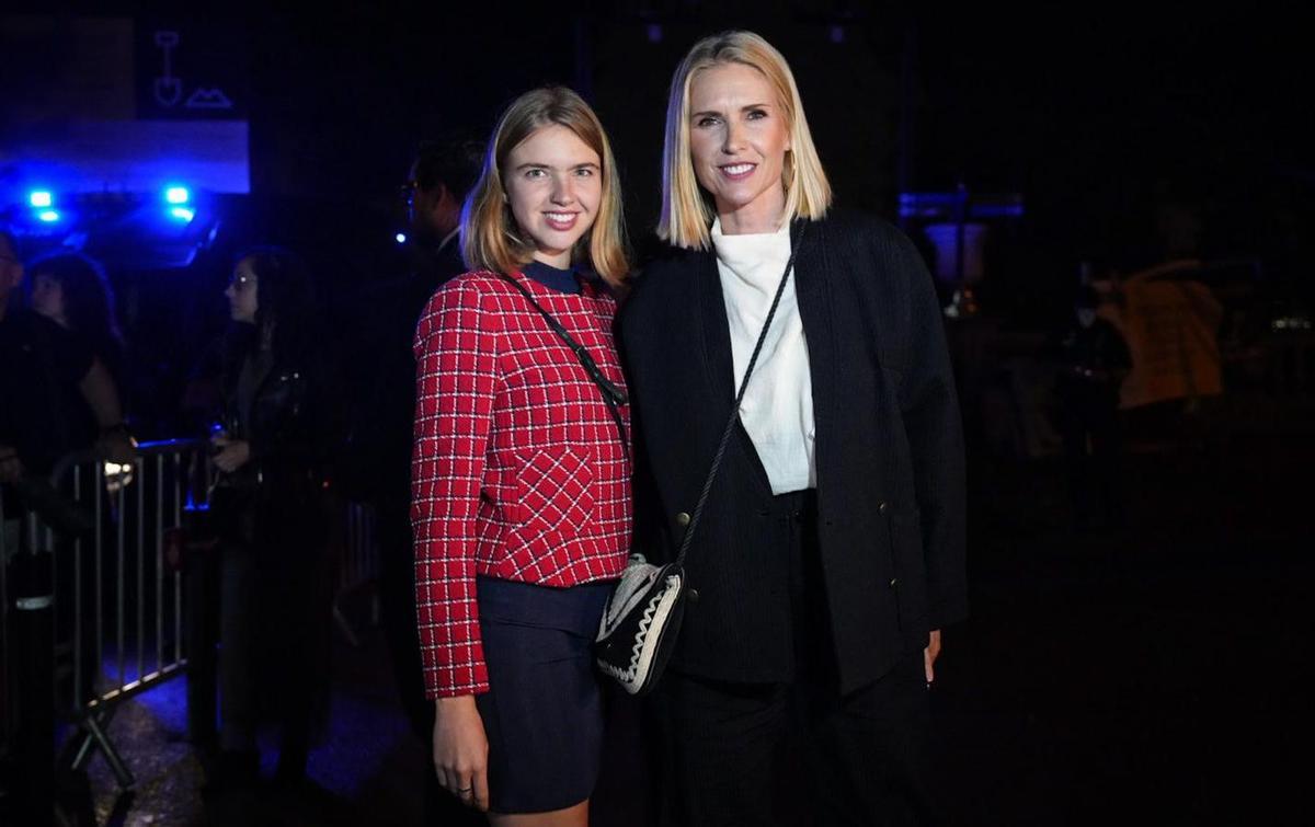 Judit Mascó, modelo y presentadora de televisión en el listening party de Rosalía en Barcelona