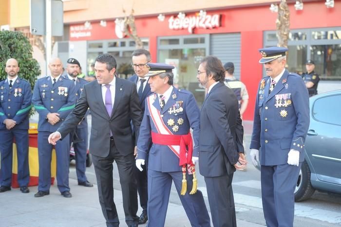 Exhibición de saltos y jura de bandera en Alcantar