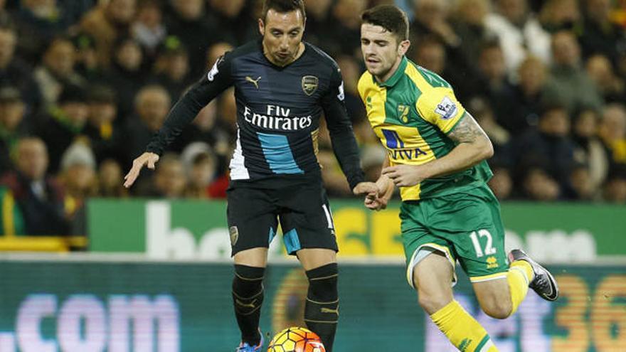 Cazorla, ante el Norwich esta temporada.