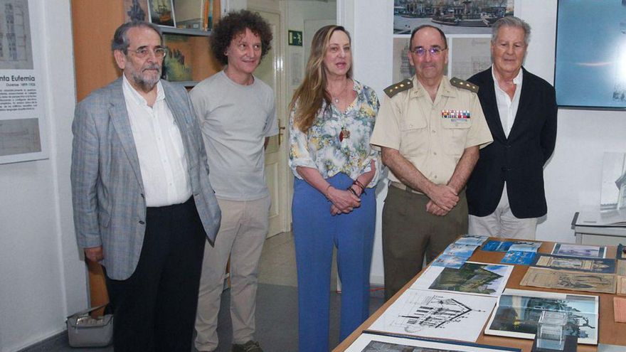 Lucila Gulías, clausurando la exposición de su abuelo. | Iñaki Osorio