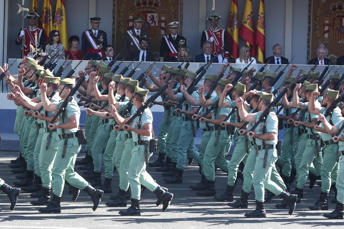 Desfile de las Fuerzas Armadas el pasado 12 de octubre, en Madrid.