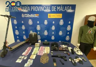 Detenido en Málaga el atracador de un supermercado que huyó sin su patinete eléctrico