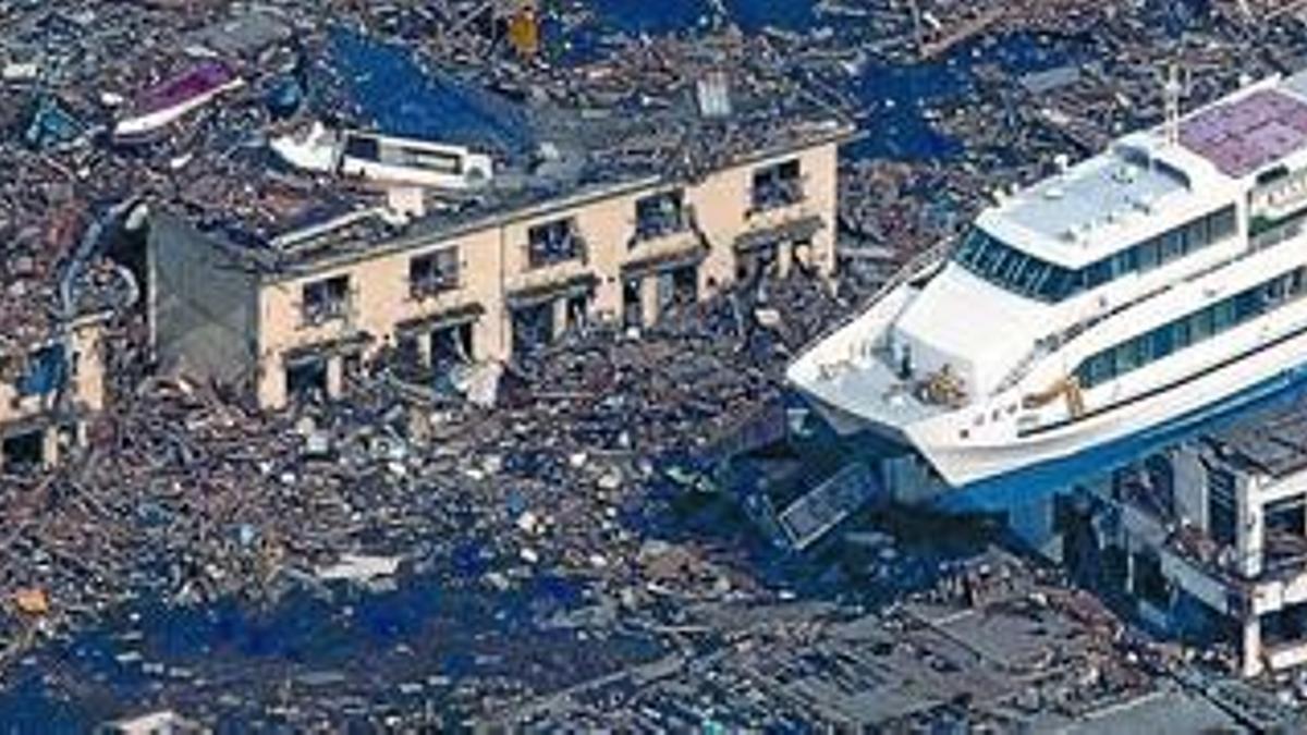 Los devastadores efectos del tsunami en la ciudad de Otsuchi.