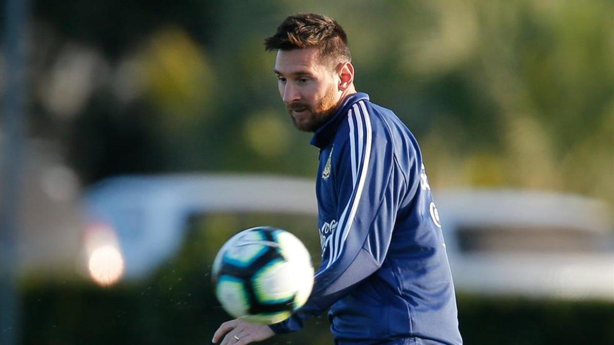 Messi está concentrado con Argentina para la Copa América