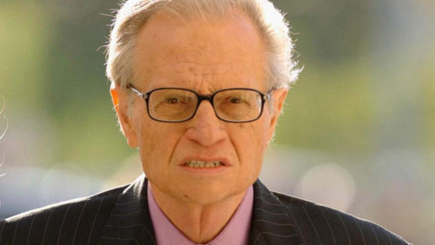 El periodista estadounidense Larry King.