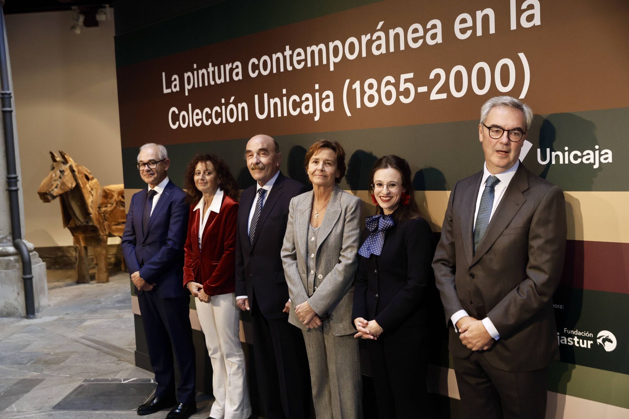 Inauguración de la exposición ‘La pintura contemporánea en la Colección  Unicaja (1865-2000) en el palacio de Revillagigedo