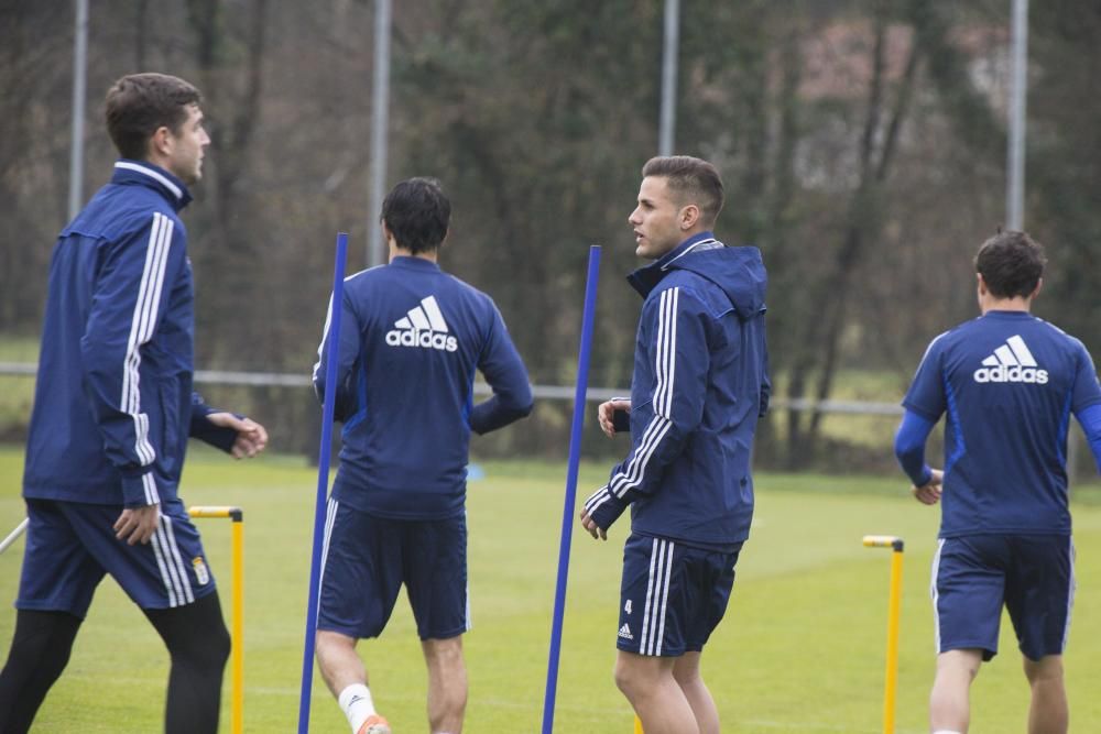 El primer día de Lunin y Luismi en El Requexón