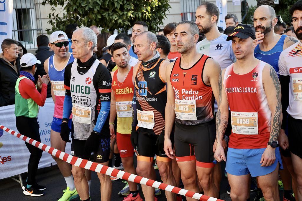 Las mejores imágenes de la TotalEnergies Maratón Murcia Costa Cálida