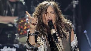 Steven Tyler, líder de Aerosmith, en un concierto en Los Ángeles.