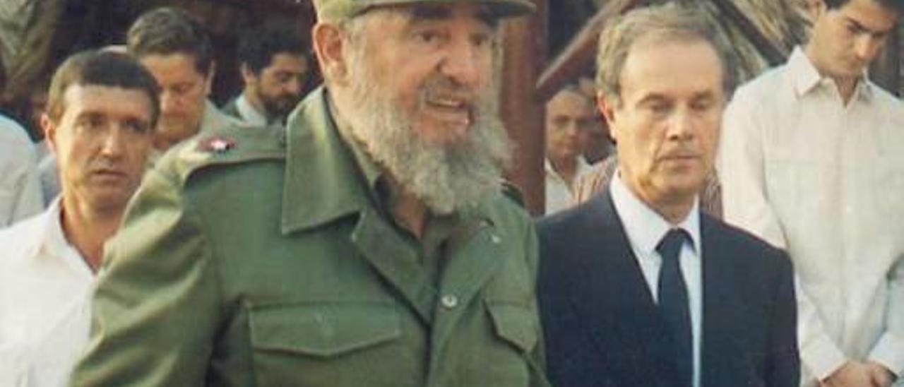 Fidel Castro y Gabriel Escarrer.