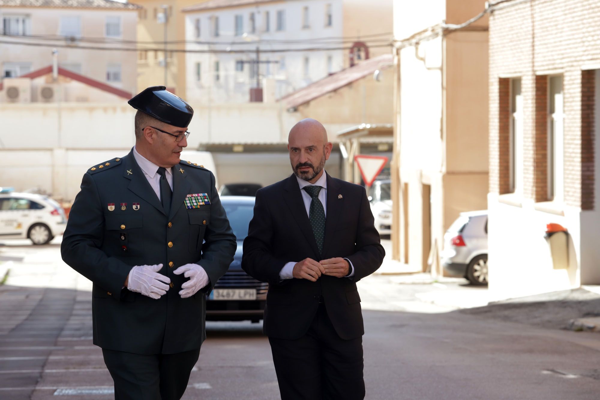 Imagen del acto del 178 aniversario de la fundación de la Guardia Civil, en Málaga.