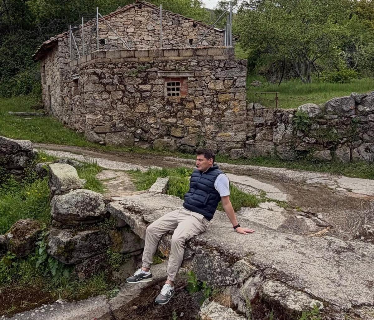 Íker Casillas, en Navalacruz
