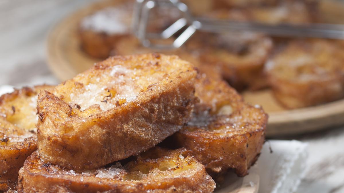 Las torrijas son típicas de Carnaval.