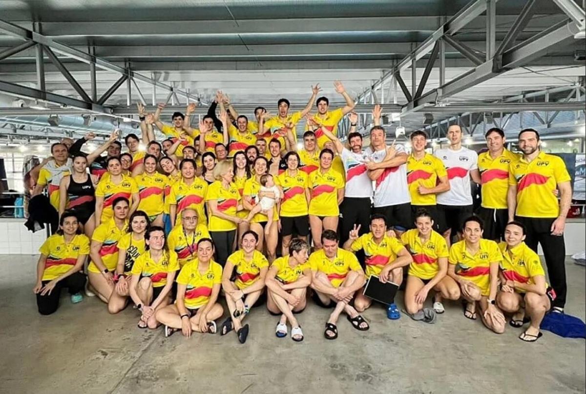 La UPV revalida el título de Campeón en el Autonómico de Invierno de Natación Máster.