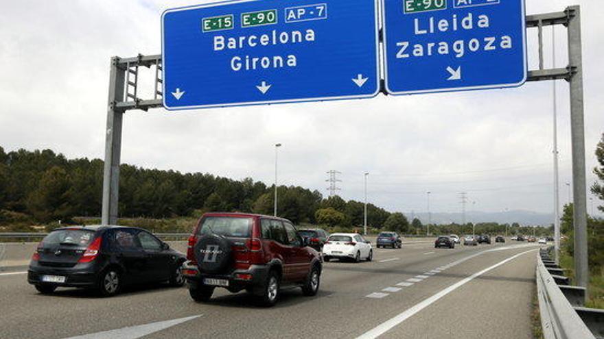 Circulació intensa a l&#039;AP-7 en direcció Barcelona