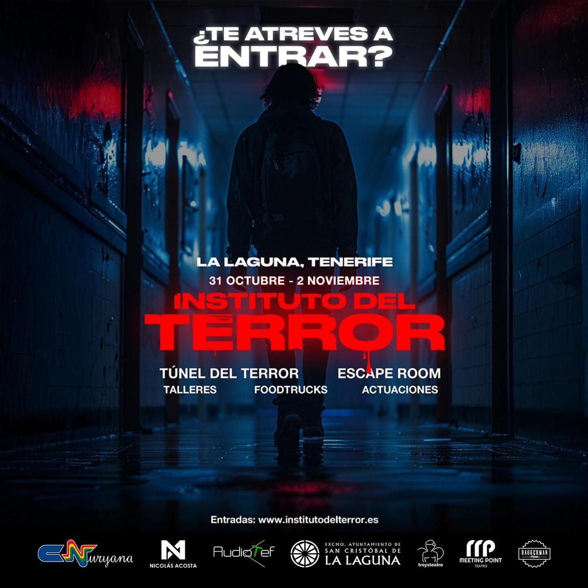 Cartel promocional del Instituto del Terror.