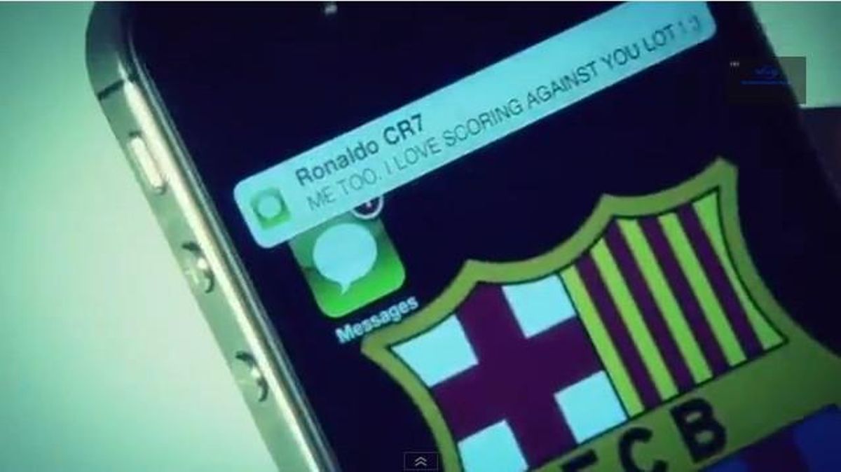 Anunci amb Messi i Cristiano per presentar el clàssic