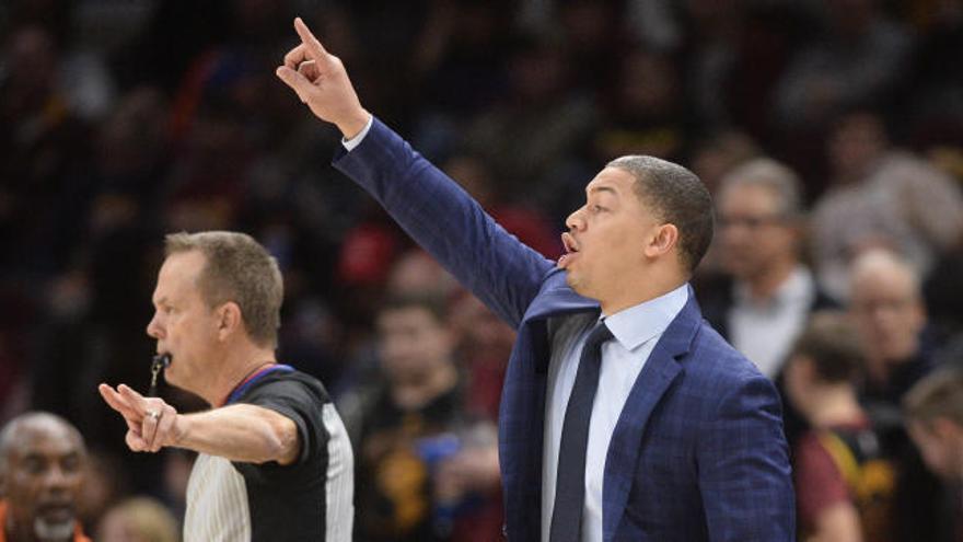 Tyronn Lue, durante un partido.