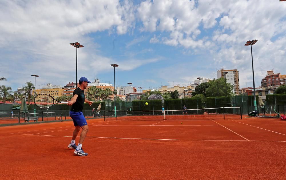 Roberto Bautista y Pablo Andújar vuelven a entrenar en el CT Valencia