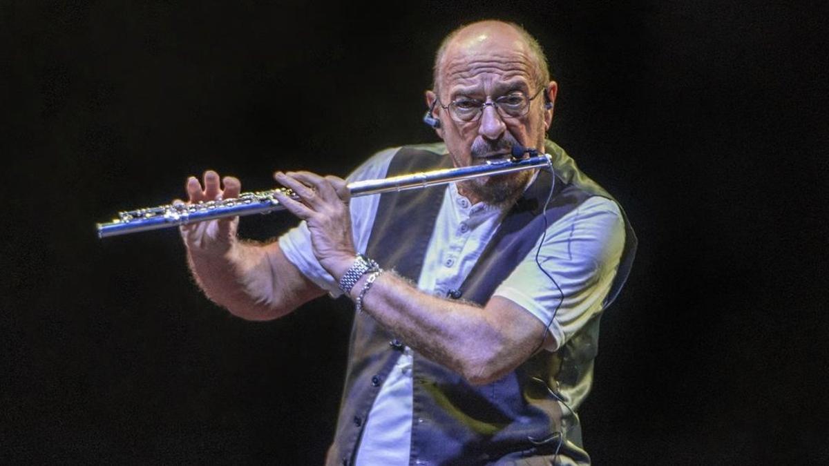 Ian Anderson, de Jethro Tull, en el Palau de la Música.