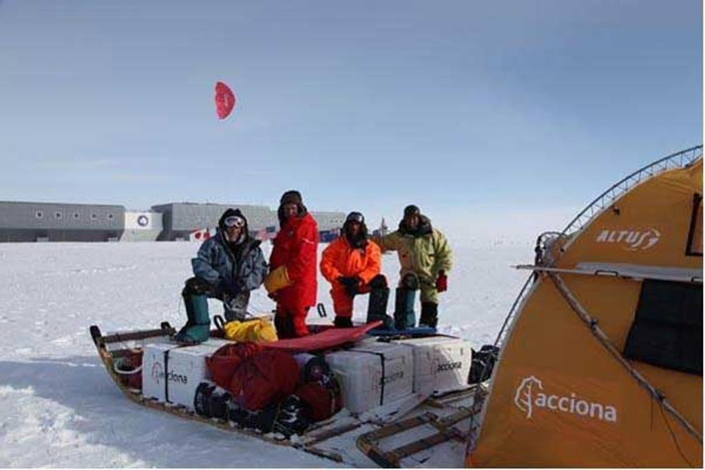 travesía ecológica al Polo Sur