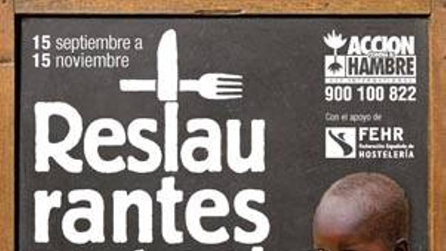 8 restaurantes de Castellón se unen contra la desnutrición