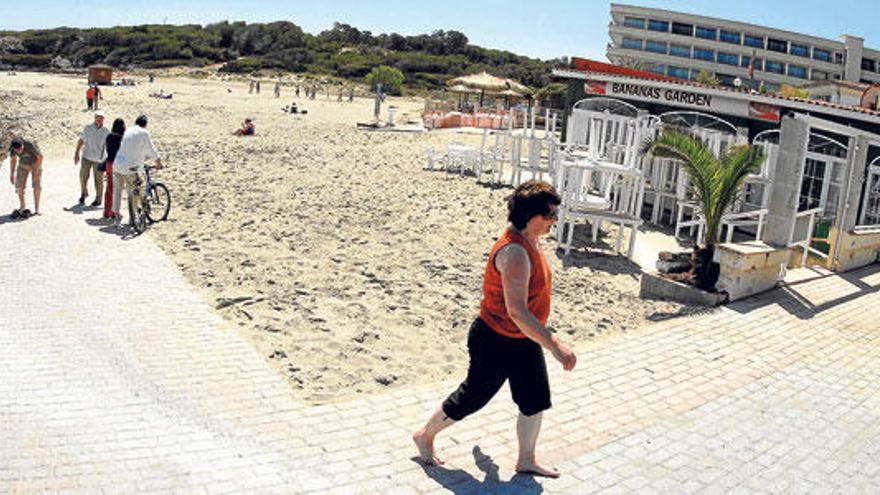 Imagen de la playa de Son Bauló, donde se ubicaría el emisario submarino.