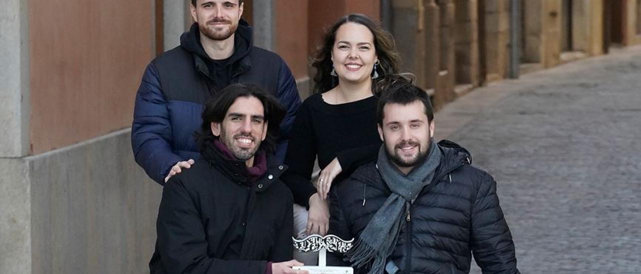 Àlex Luna, Andrea López Pastor, Sergi Arpí i Arnau Madrià.