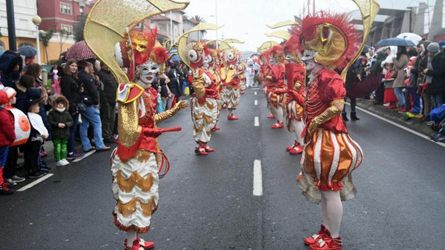 Desfile de Carnaval en A Coruña en 2018.