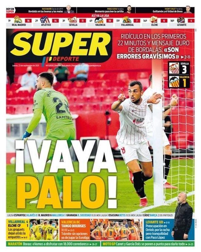 Las portadas de la prensa deportiva de hoy