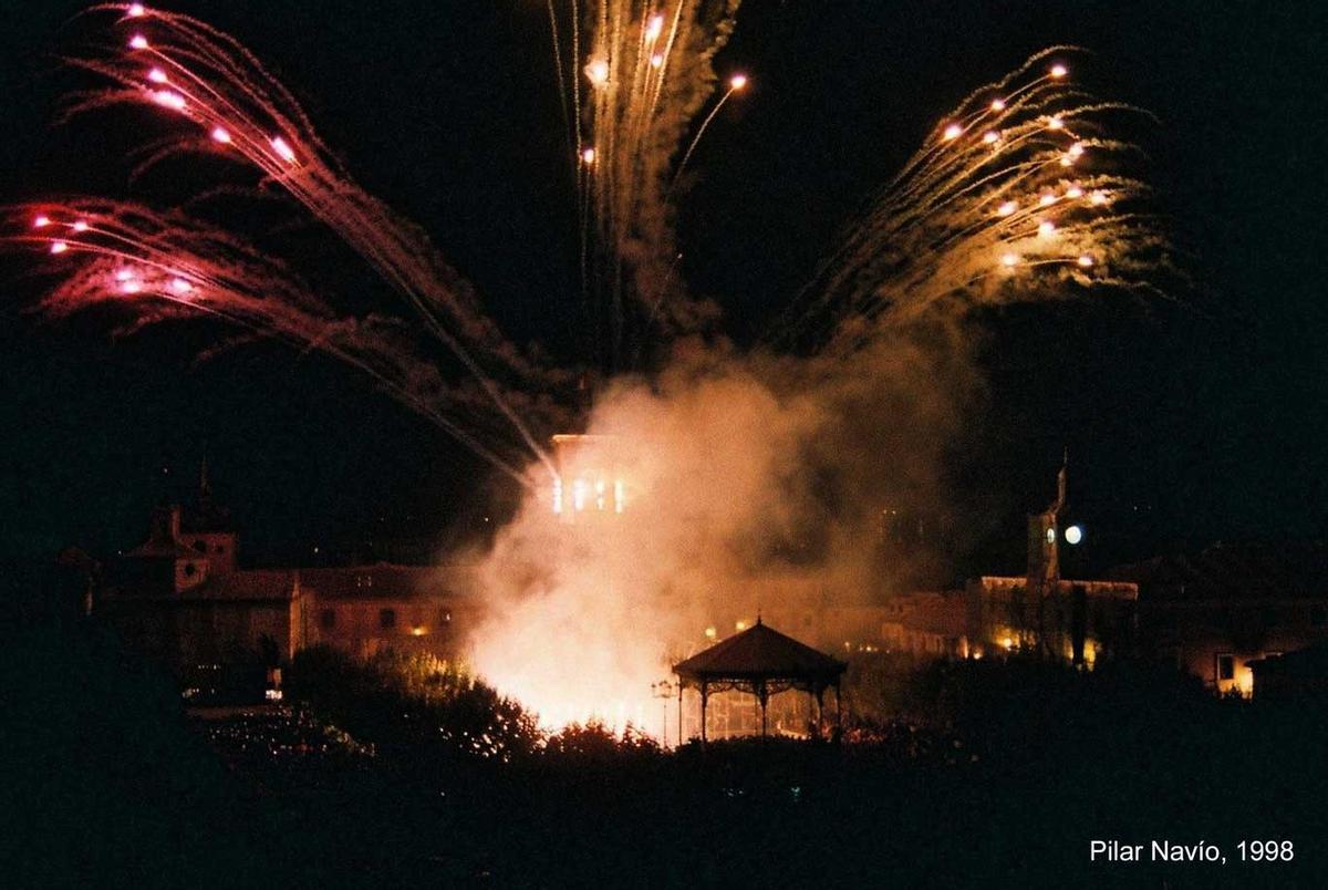 Celebración en la plaza de Cervantes