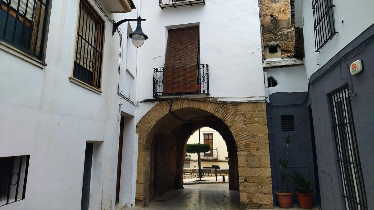 Uno de los rincones con encanto del centro histórico de Pego