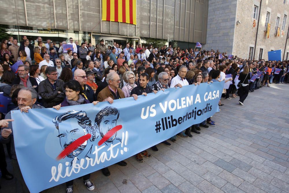 Protesta dels treballadors de la Generalitat a Girona