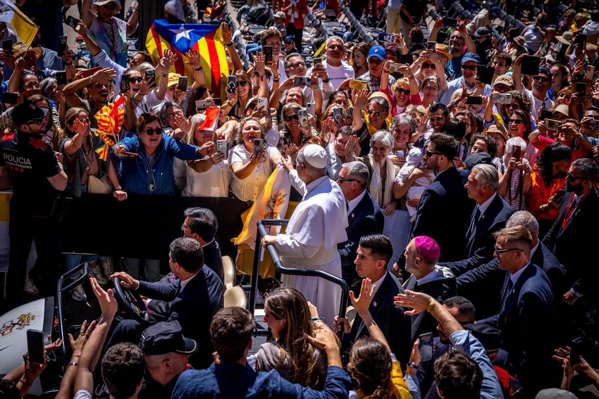 El Papa León XIV visita Montserrat