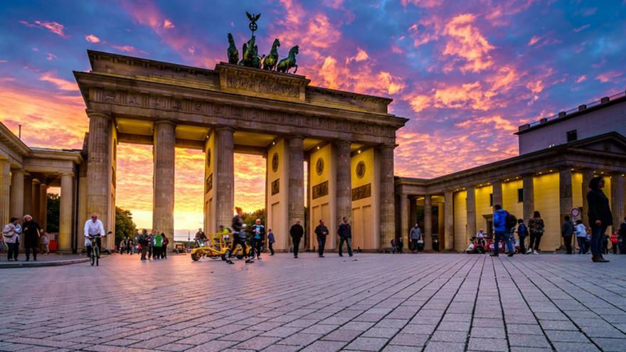 Puerta de Brandenburgo, en Berlín