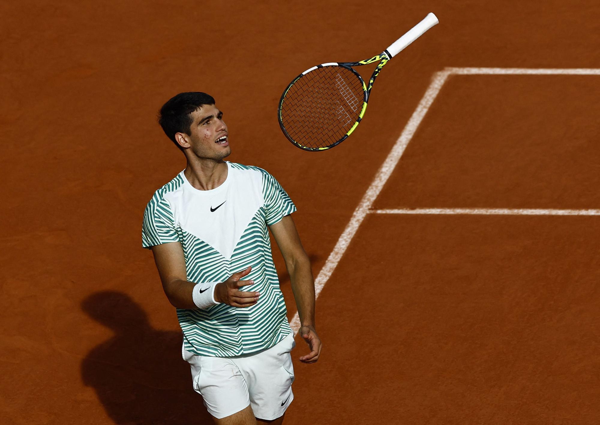 Roland Garros: Carlos Alcaraz - Novak Djokovic, en imágenes