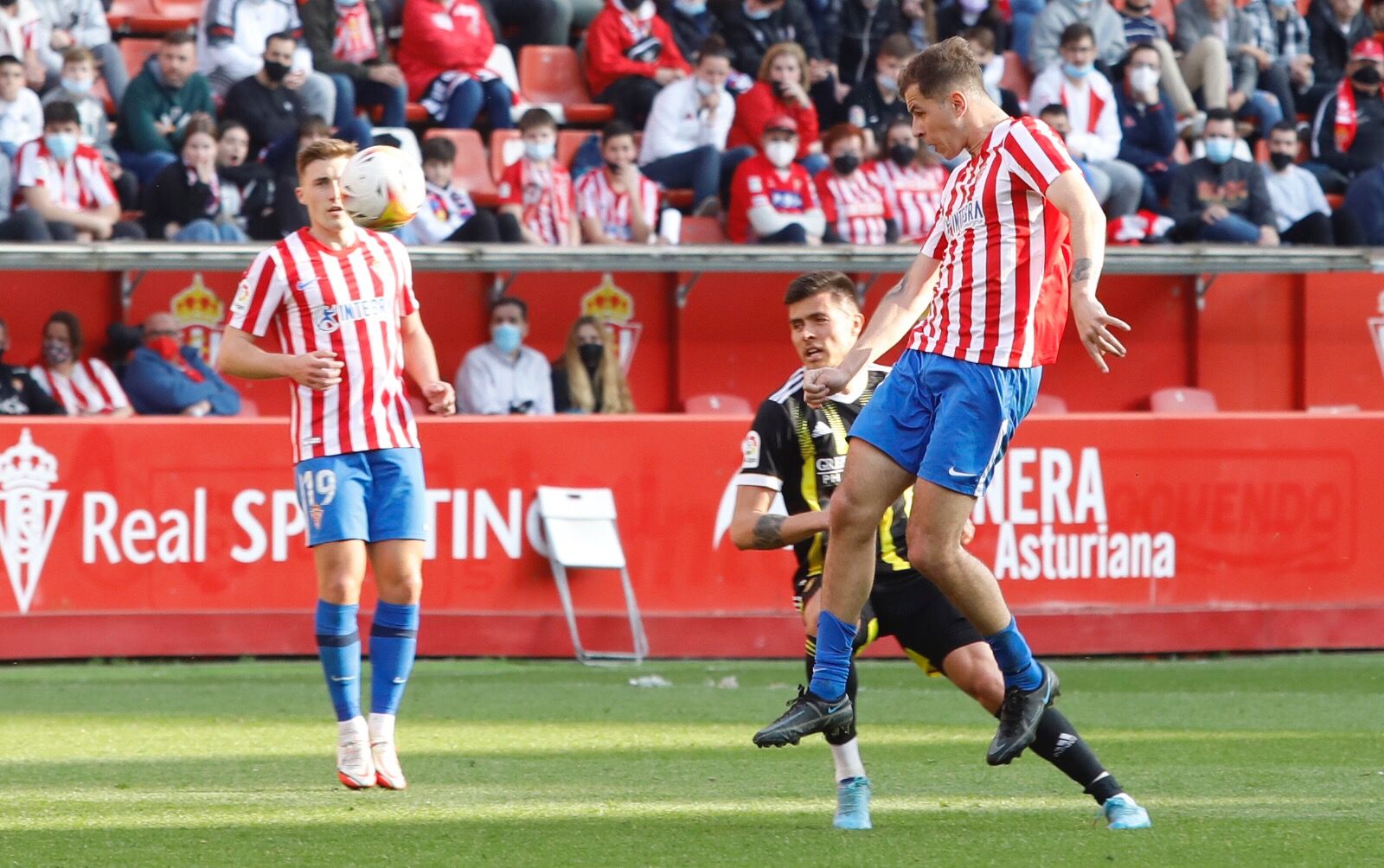 Sporting - Zaragoza, en imágenes