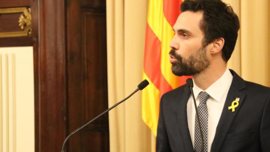 El president del Parlament, Roger Torrent.