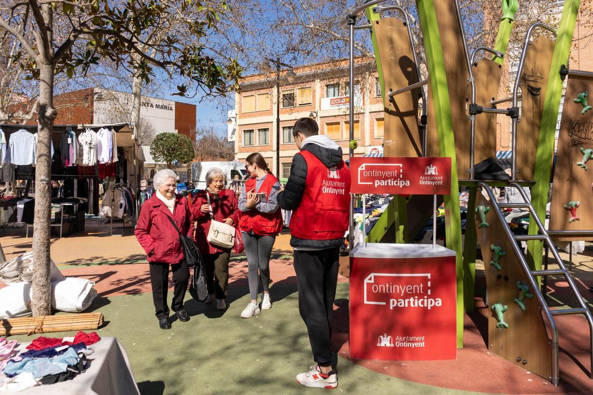 Campaña de Ontinyent Participa en la ciudad.