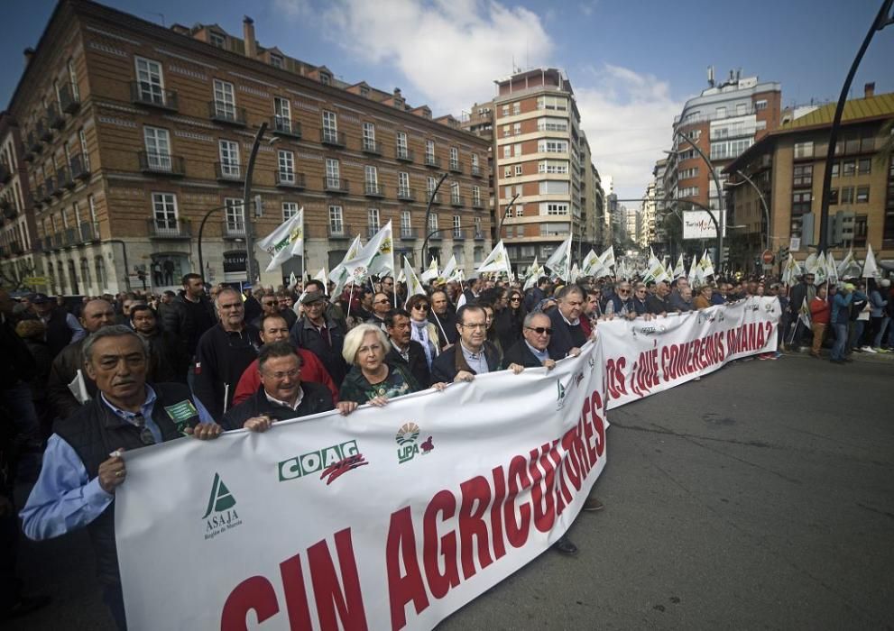 Así ha sido la manifestación de los agricultores en Murcia (II)