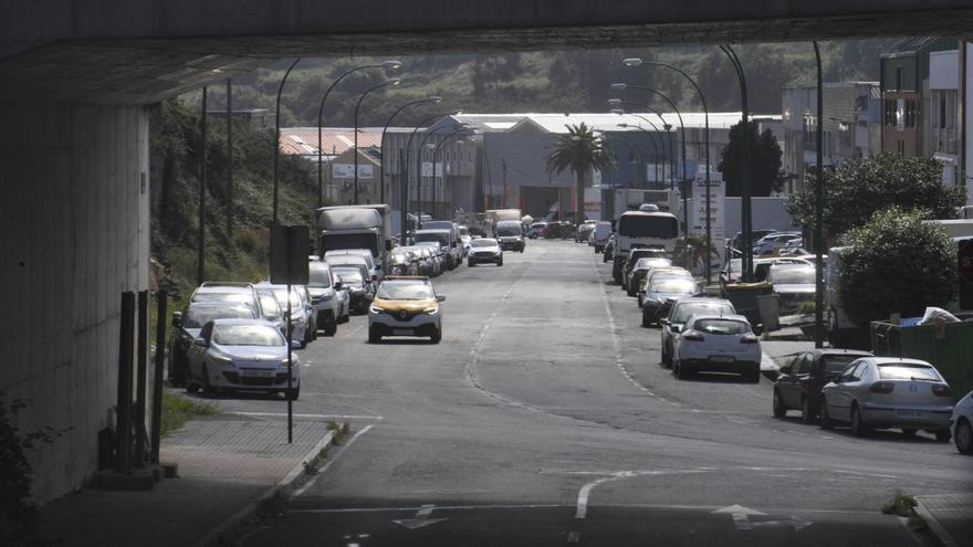 Una de las arterias del polígono de Pocomaco. |  Carlos Pardellas