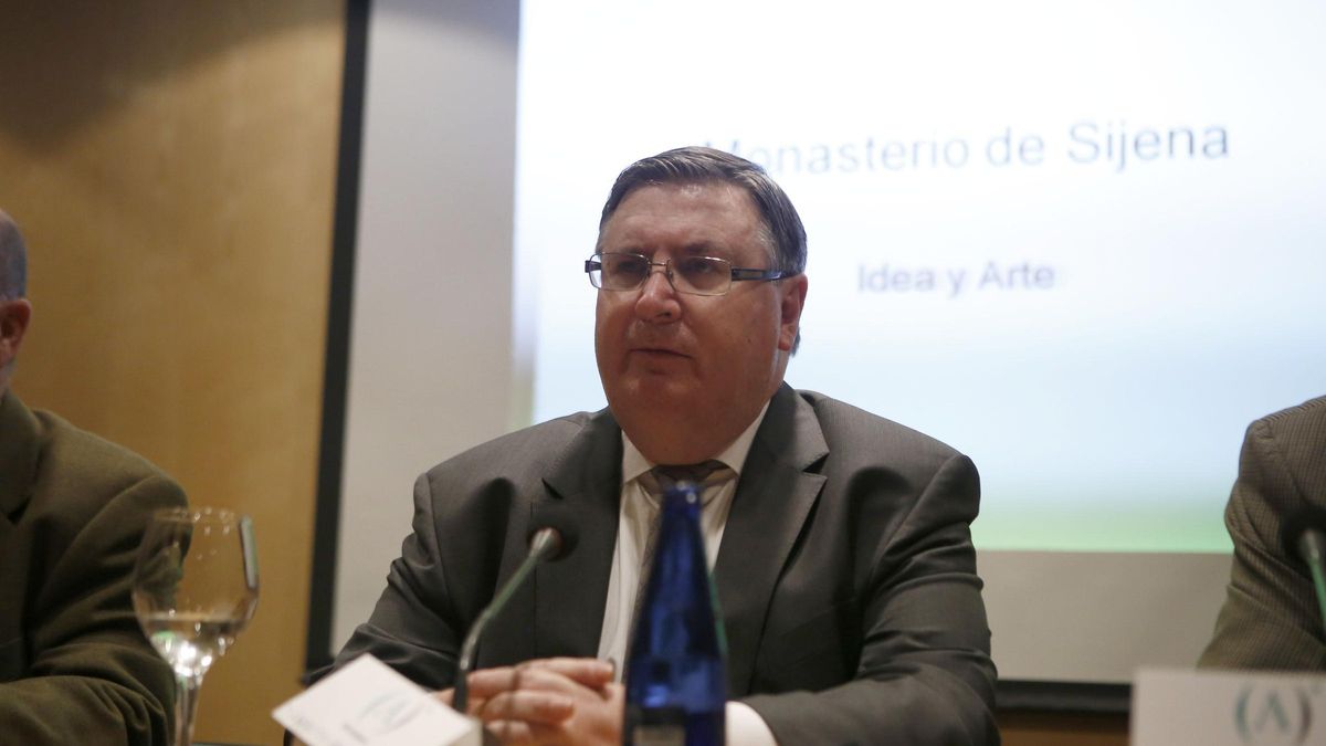El abogado que representa al Ayuntamiento de Sijena, el letrado Jorge Español, en una imagen de archivo de este diario.