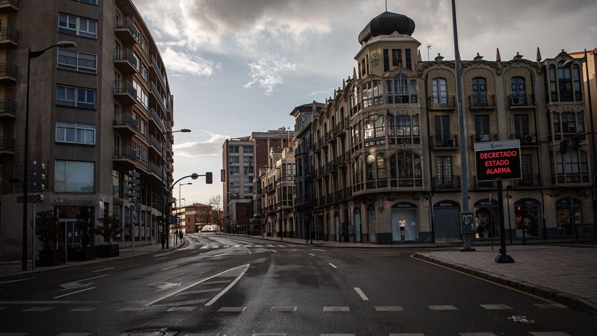 Estado de alarma en Zamora, vacía al completo.