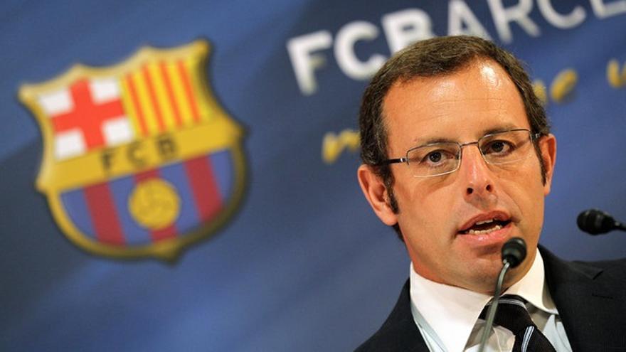 Sandro Rosell, expresidente del FC Barcelona.