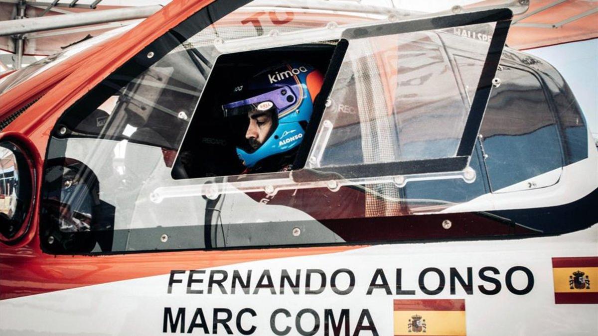 Alonso, concentrado en el Toyota