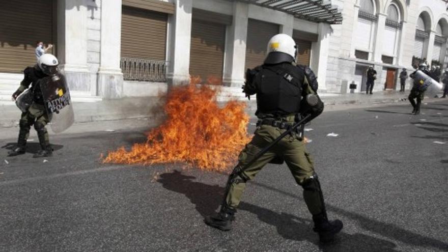 Incidentes en Grecia por la huelga general