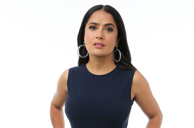 Salma Hayek, en pie de guerra