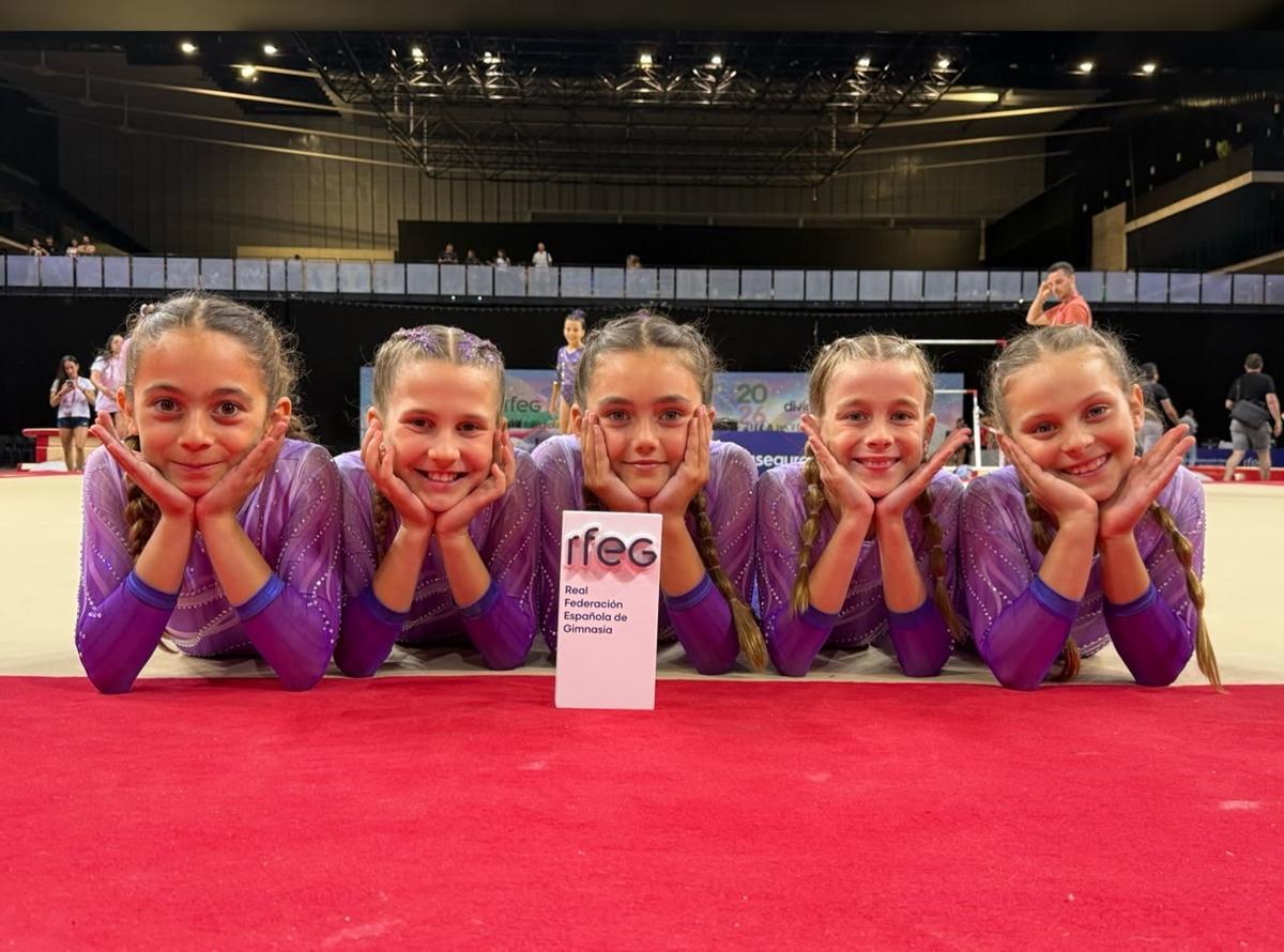 Gimnastas del Club de Artística Benicàssim
