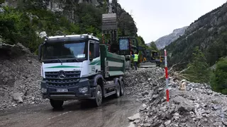 Reabierta la carretera de acceso al Balneario de Panticosa